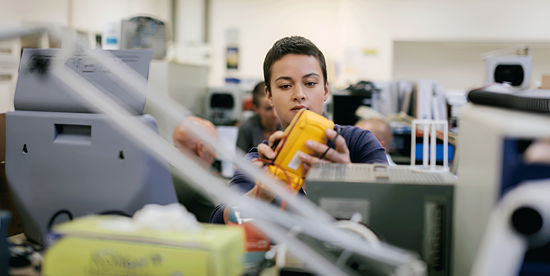 Employee working